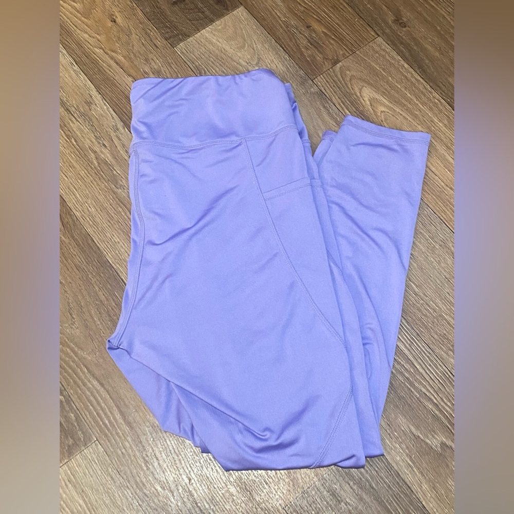 Crown & Ivy Purple Leggings - Picture 2 of 4